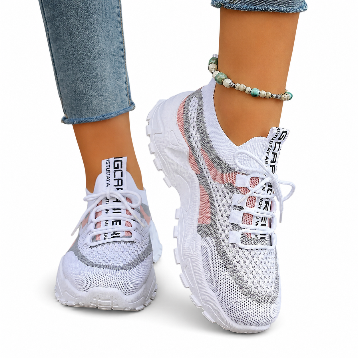 Women's Breathable Colorblock Sneakers