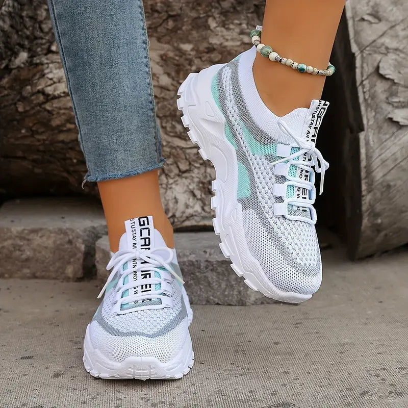 Women's Breathable Colorblock Sneakers
