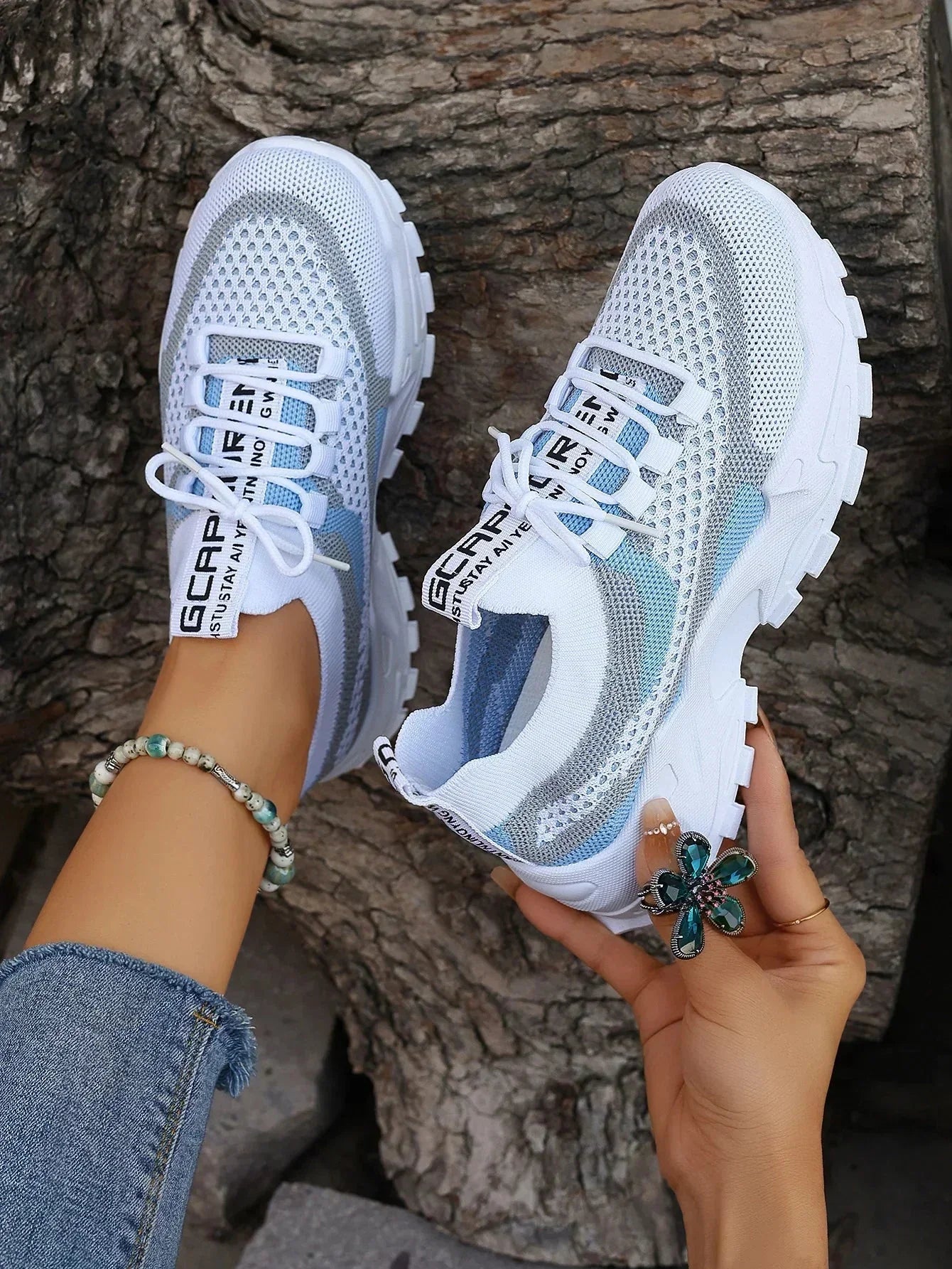 Women's Breathable Colorblock Sneakers