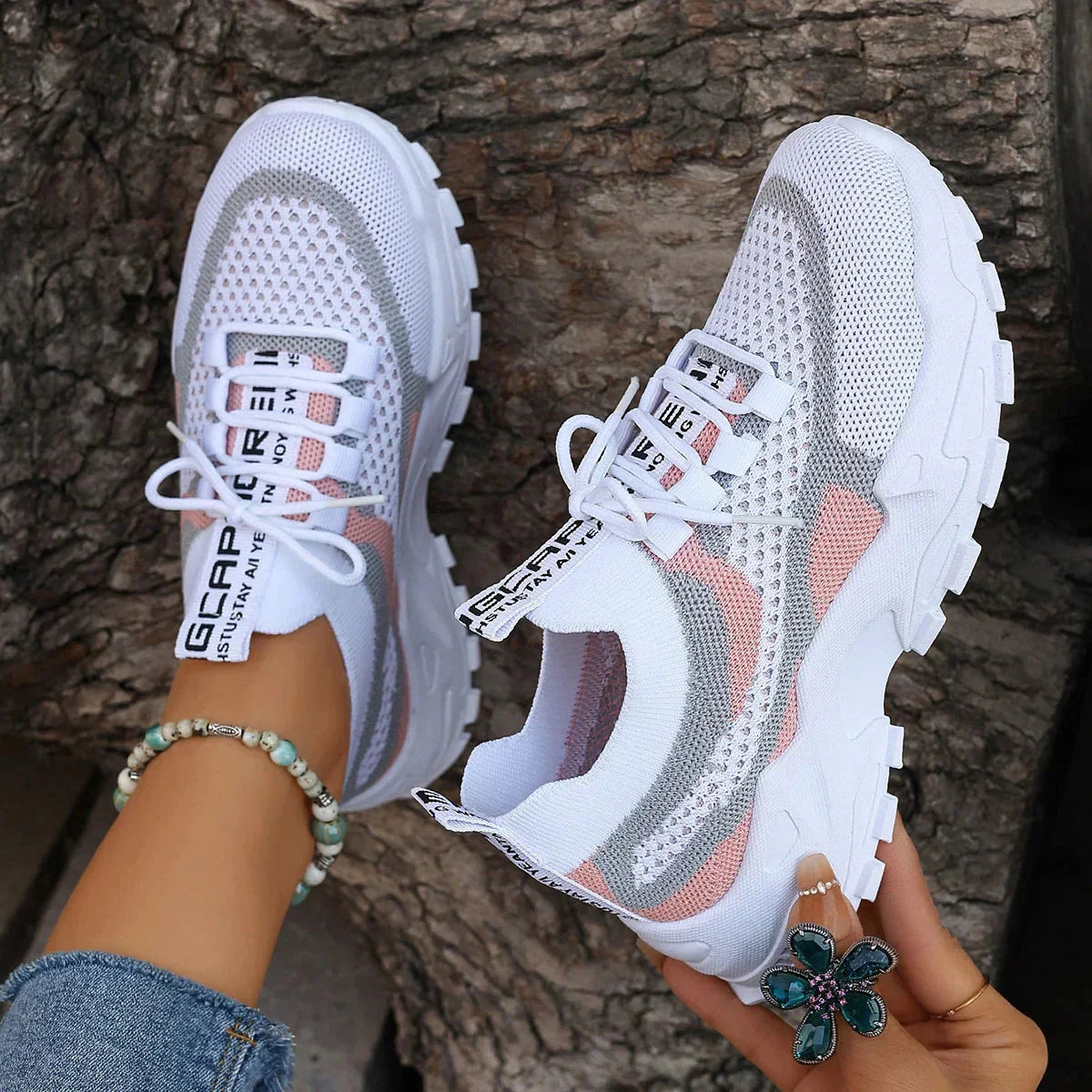 Women's Breathable Colorblock Sneakers